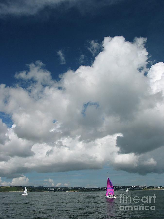 Cumulus Mediocris Clouds Over The English Channel Photograph by Stephen Burt/science Photo Library