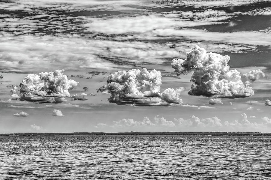 Black And White Photograph - Cumulo Trio by Erich Grant