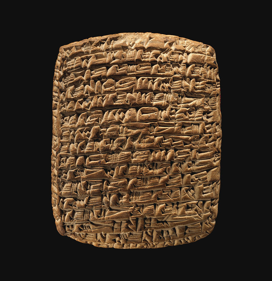 Cuneiform Clay Tablet Private Letter, Middle Photography Age Old Assyrian Trading Colony Photograph by Assyrian School