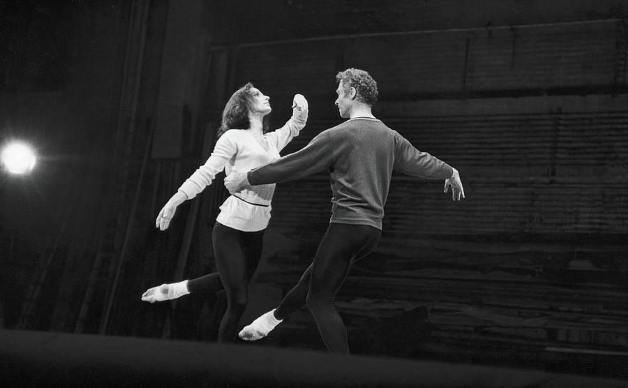 Cunningham & Brown Dance Photograph by Fred W. McDarrah Cunningham & Brown Dance Photograph by Fred W. McDarrah