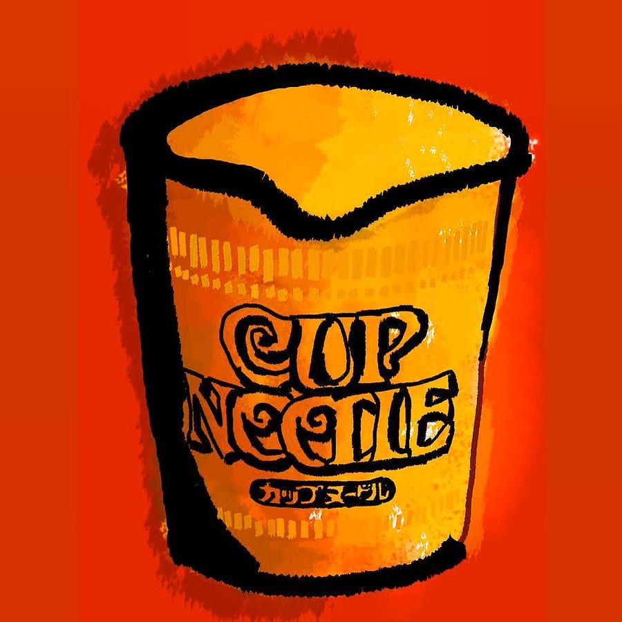 Cup of Noodles Digital Art by Rebecca Thiriot - Pixels