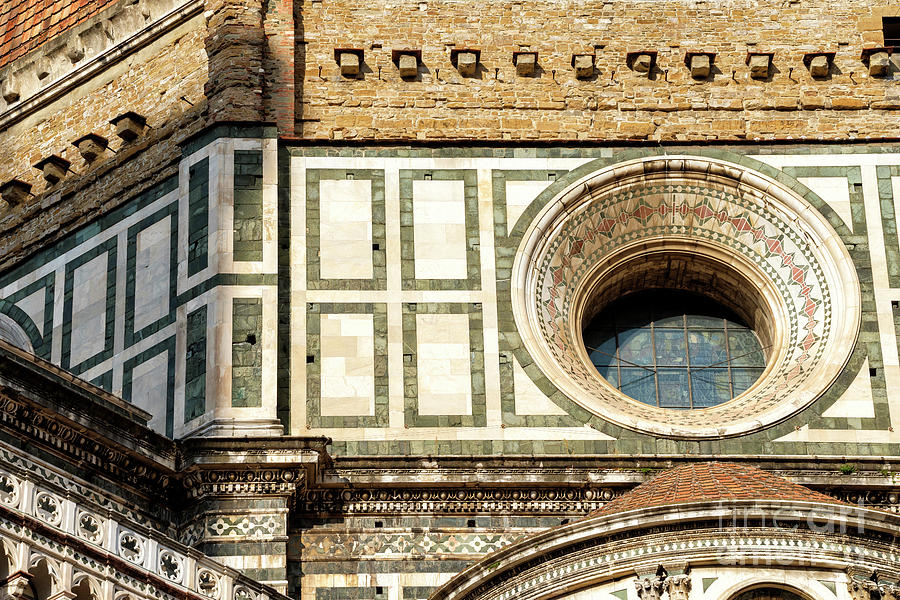 Cupola Window at the Duomo di Firenze Photograph by John Rizzuto