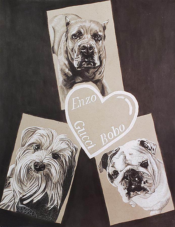 Cura Dogs Pastel by Alexis King-Glandon