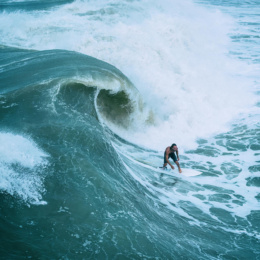 Curl - Big Wave Surfer sq by Laura Fasulo Curl - Big Wave Surfer sq by Laura Fasulo