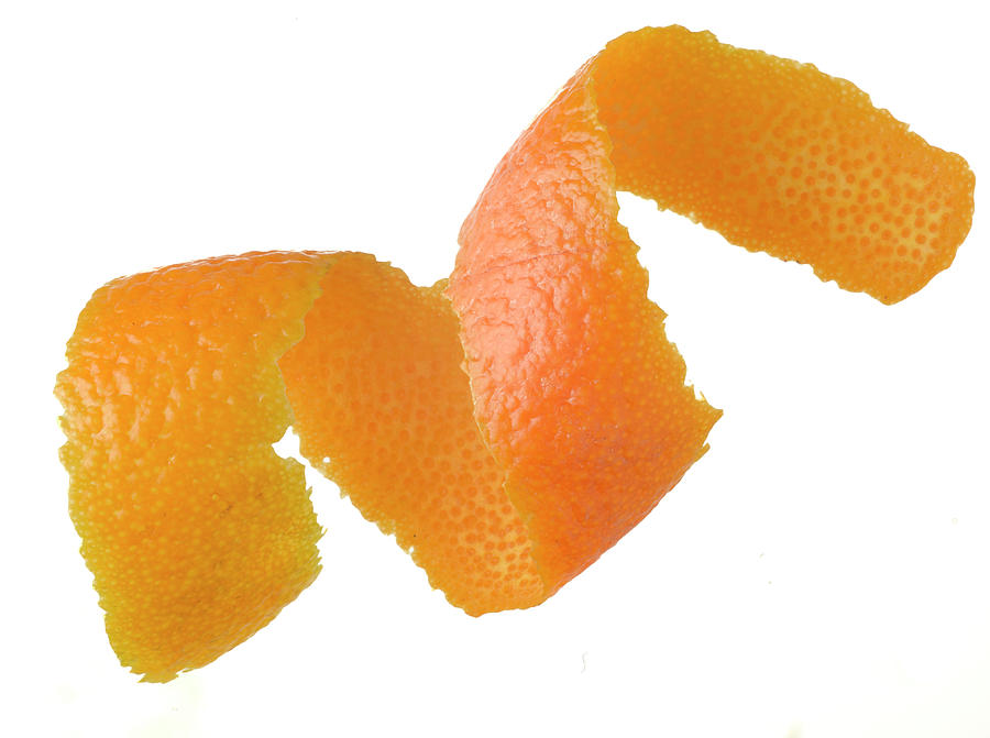 Curl Of Orange Peel Photograph by Jonathan Kantor