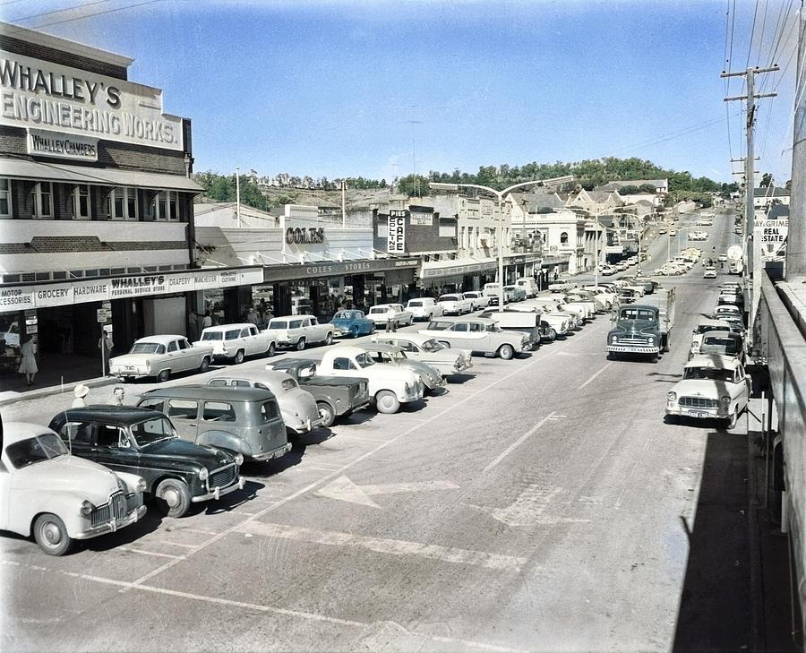 Currie Street, Nambour, 1962 Painting