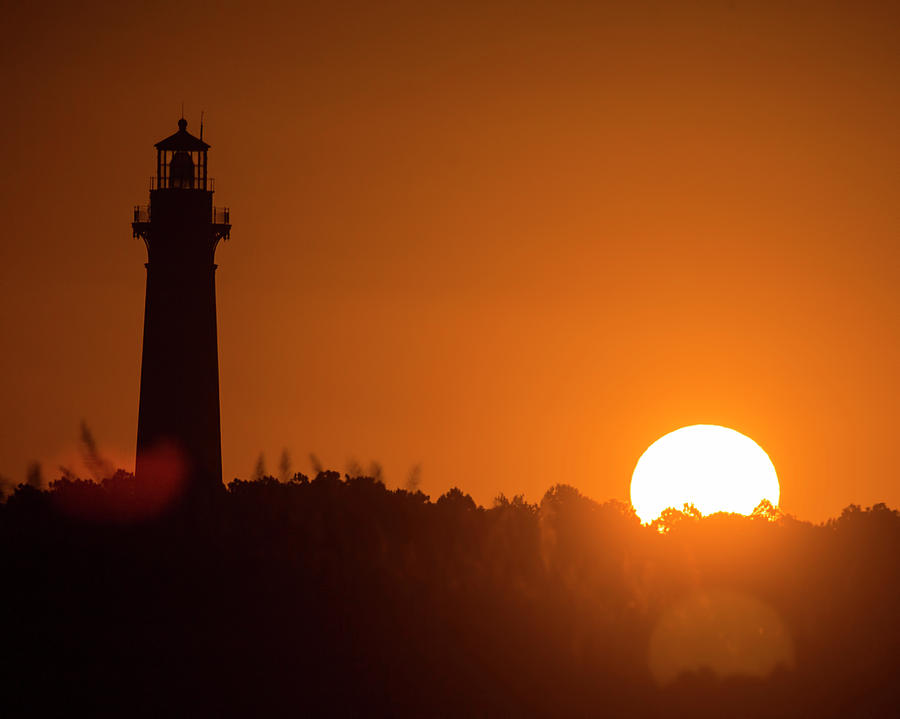 Currituck Lighthouse Dawn Photograph by Alan Raasch