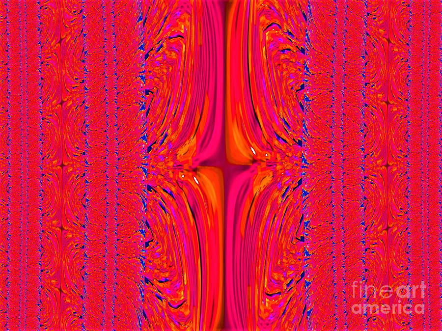 Curtain in Red and Pink by Inscape Art Photography Curtain in Red and Pink by Inscape Art Photography