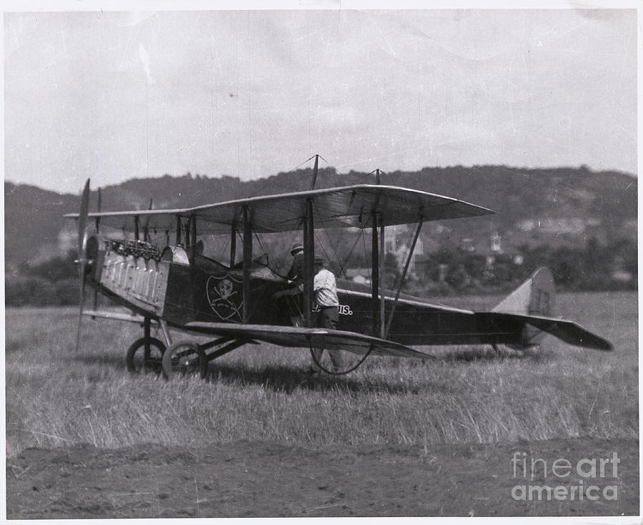 Curtis Jenny Entering Aircraft Photograph by Bettmann