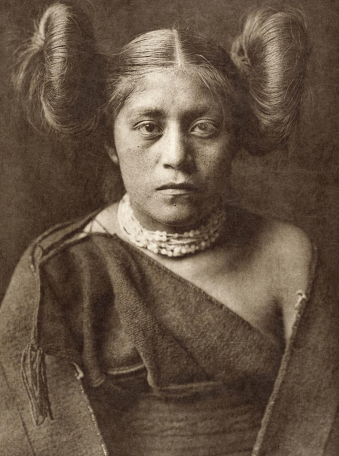 Tewa Woman, 1921 Photograph by Edward Curtis