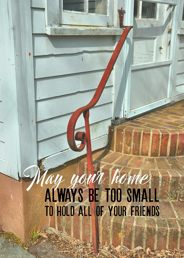 Vintage Photograph - CURVED STOOP quote by JAMART Photography