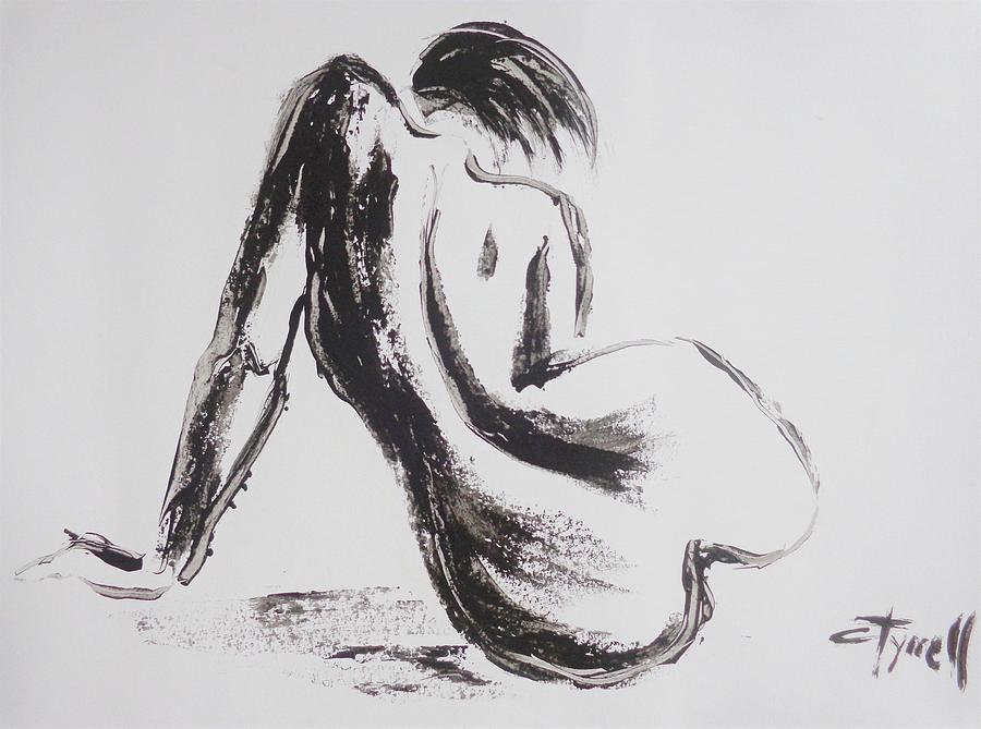 Curves 32 - Female Nude Painting by Carmen Tyrrell