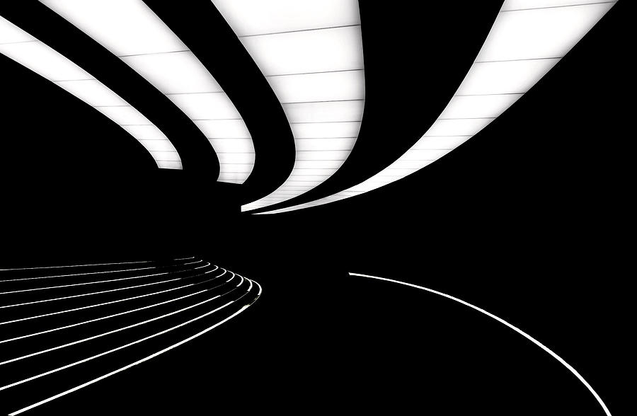 Abstract Photograph - Curves At Theatre by Danny Gao