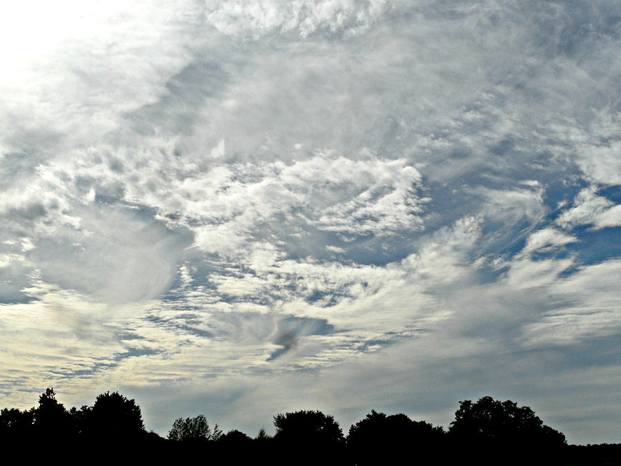 Curvy Clouds Photograph by Cyryn Fyrcyd