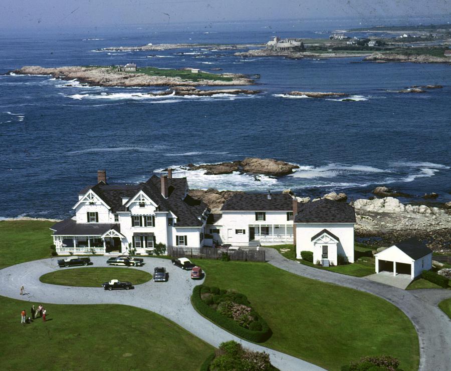 Cushing Home by Slim Aarons