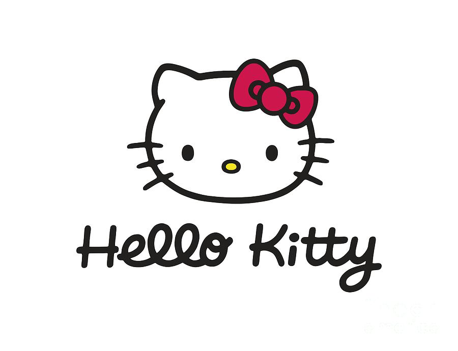Cute Hello Kitty Cat Drawing by Botolsaos - Pixels