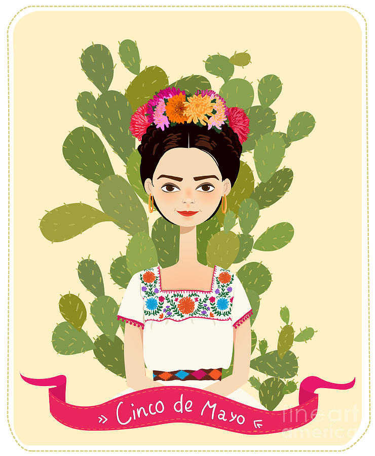 De Digital Art - Cute Mexican Girl In An Ancient Dress by Salvadorova De Digital Art - Cute Mexican Girl In An Ancient Dress by Salvadorova