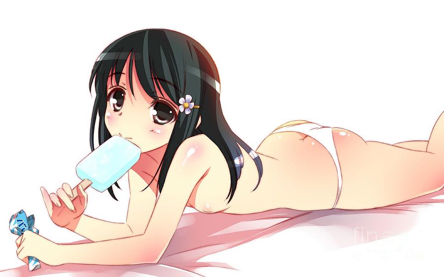900px x 562px - Cute Nude Hentai Girl Eating Ice Cream Ultra HD Drawing by Hi Res - Fine  Art America