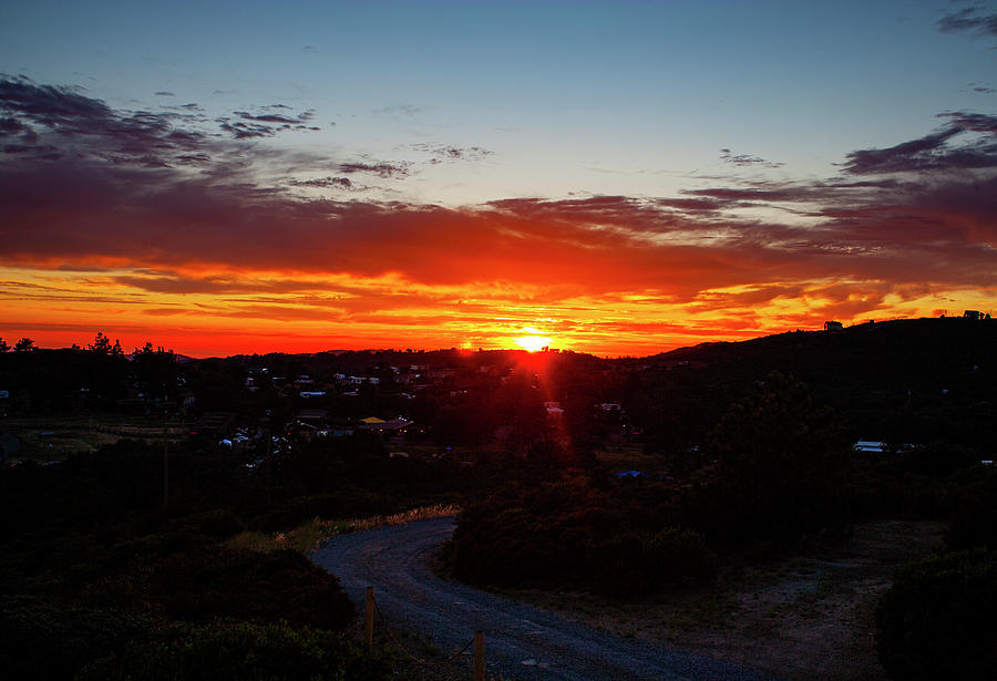 Cuyamaca Mountains Sunset Photograph by Anthony Jones