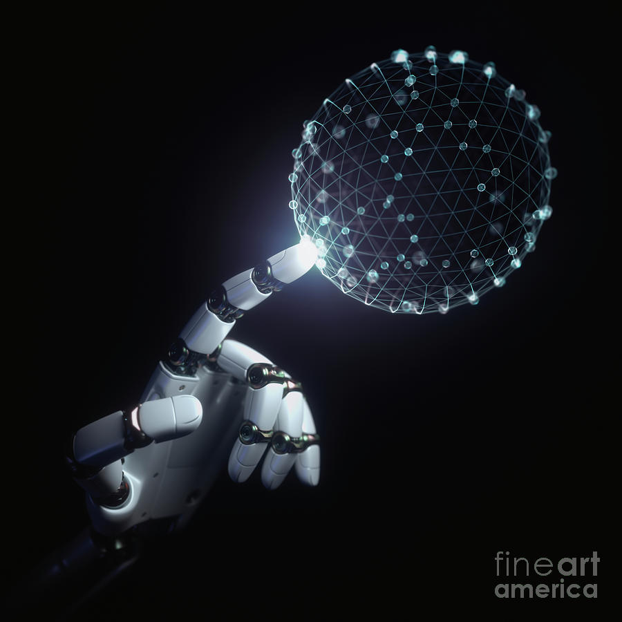 Cybernetic Evolution Photograph by Ktsdesign/science Photo Library