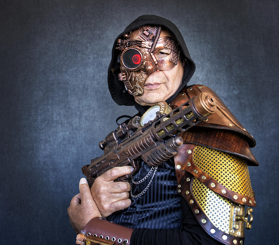 Portrait Photograph - Cyborg - Steampunk Wars by Daniel Springgay