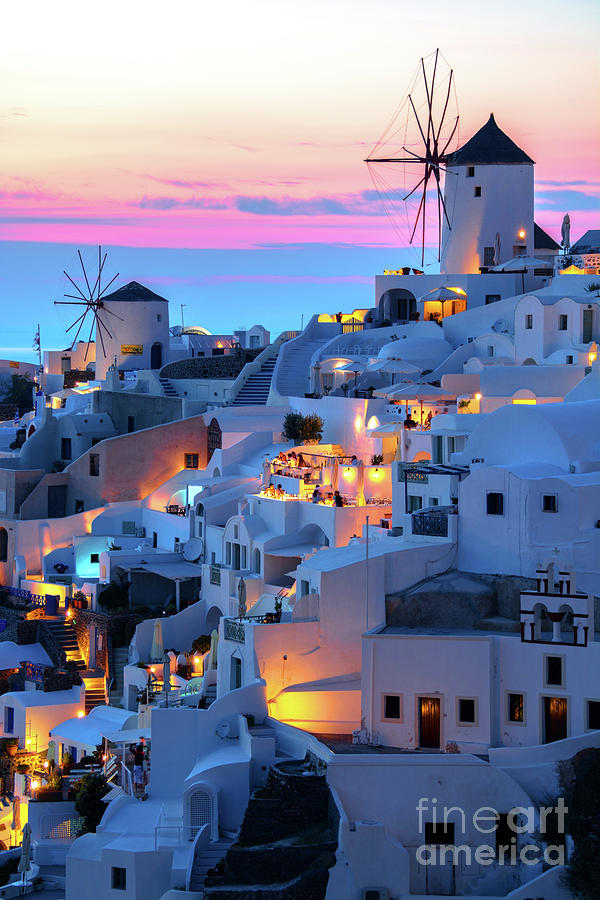 Cycladic Architecture Old Town At Photograph by Olari Ionut