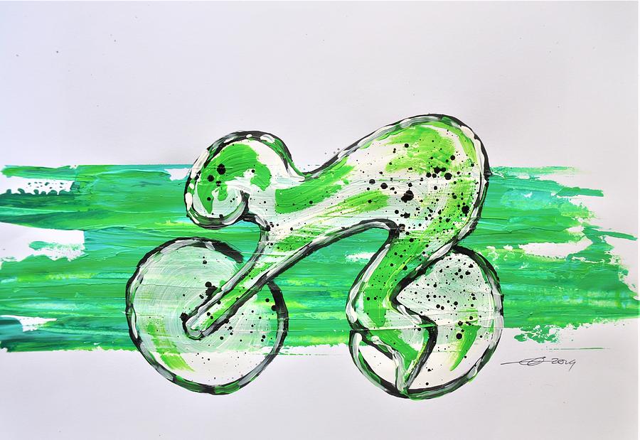 Cyclers 4 Mixed Media by Eduard Meinema