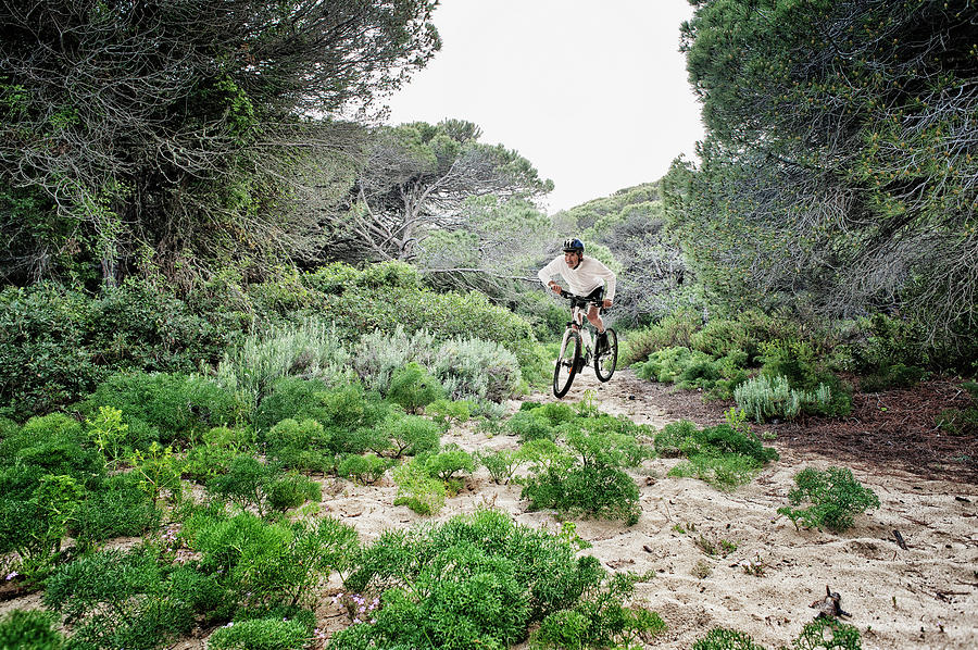 Cycling Over Rugged Terrain Photograph by Ben Welsh / Design Pics
