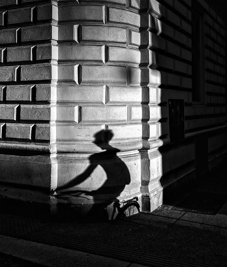 Cycling Shadow II Photograph by Ale Klabus