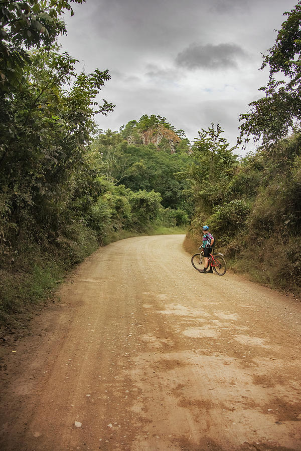 Cycling through the mountains in Honduras. Photograph by Marek Poplawski
