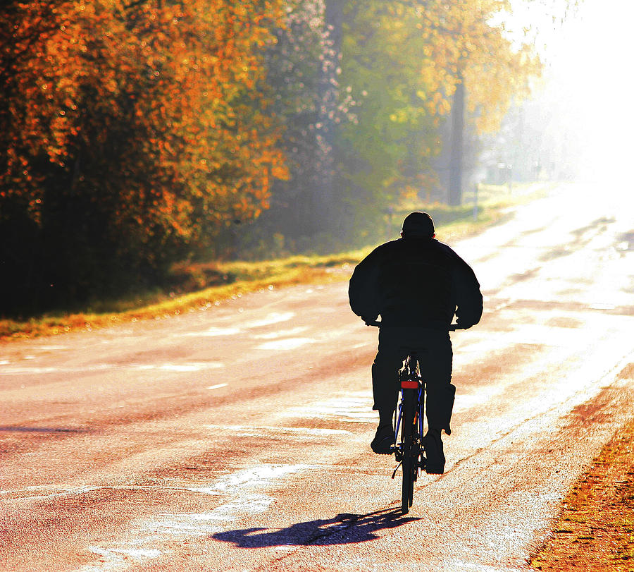 Cyclist Photograph by Bror Johansson