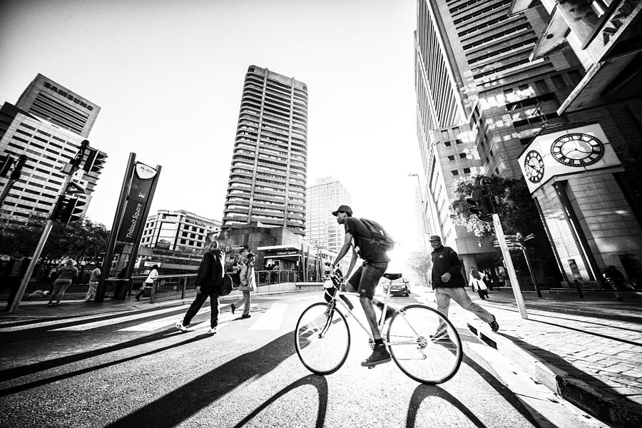 Cyclist Photograph by Michael Groenewald