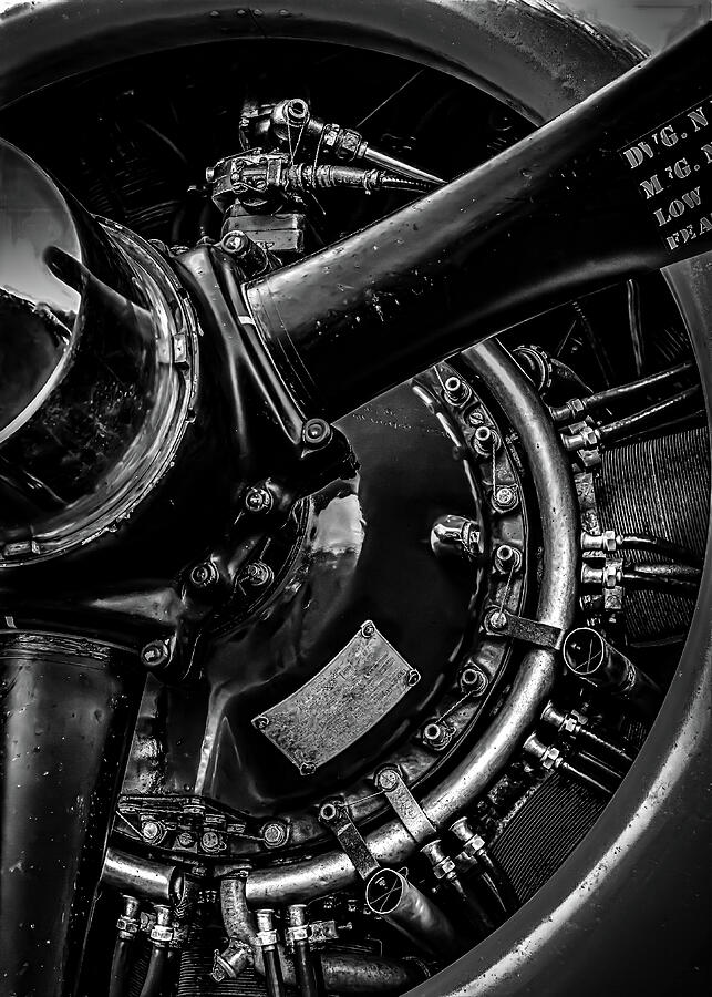 Cyclone Aircraft Engine Photograph by Bob Orsillo Cyclone Aircraft Engine Photograph by Bob Orsillo