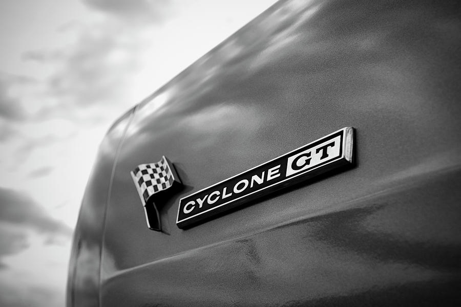 Cyclone G T - B/W Photograph by Caitlyn Grasso
