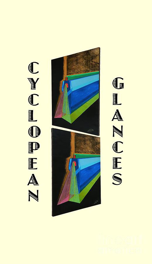 Contemporary Painting - Cyclopean Glances Hermite by Michael Bellon