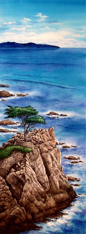 Cyrpress Point, Carmel Califoria Painting by John YATO