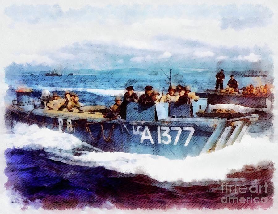 D-Day, Operation Overlord Painting by Esoterica Art Agency