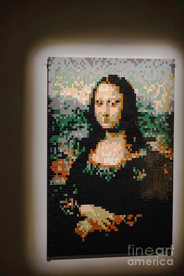 Da Vinci Mona Lisa from Lego k1 Photograph by Avi Horovitz