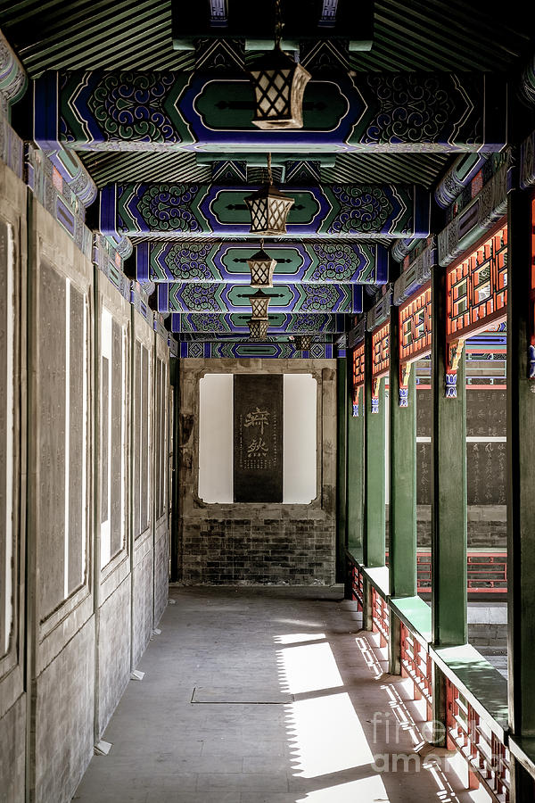 Architecture Photograph - Dabei Buddhist Temple  by Iryna Liveoak