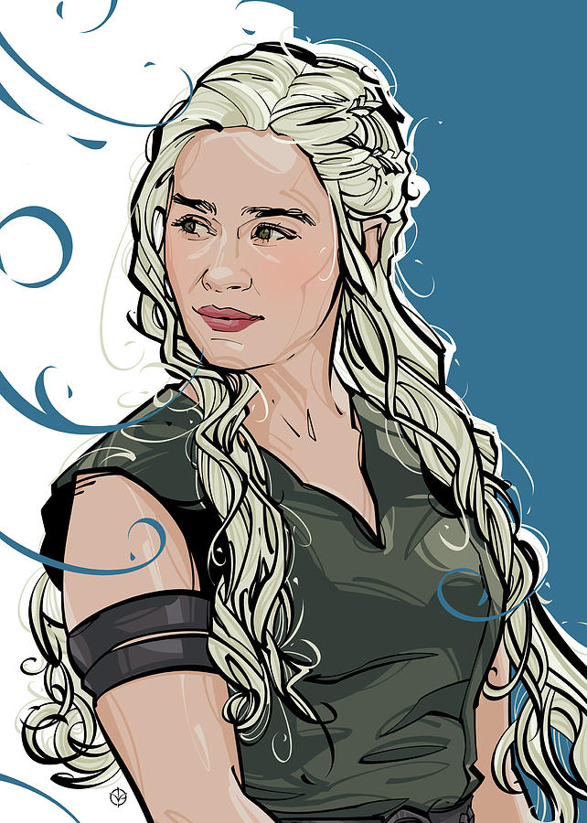 Daenerys Targaryen Digital Art by Nikita Abakumov - Pixels