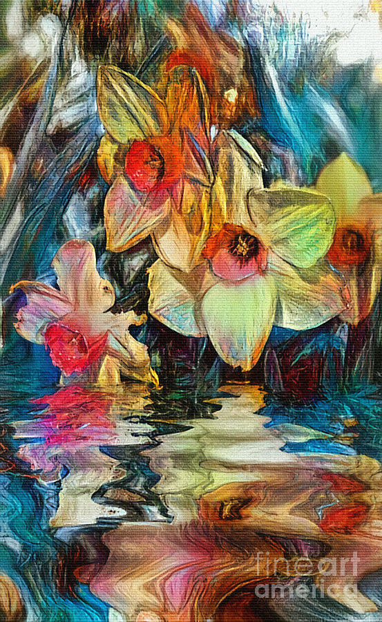Daffodil Art by Kaye Menner Photograph by Kaye Menner