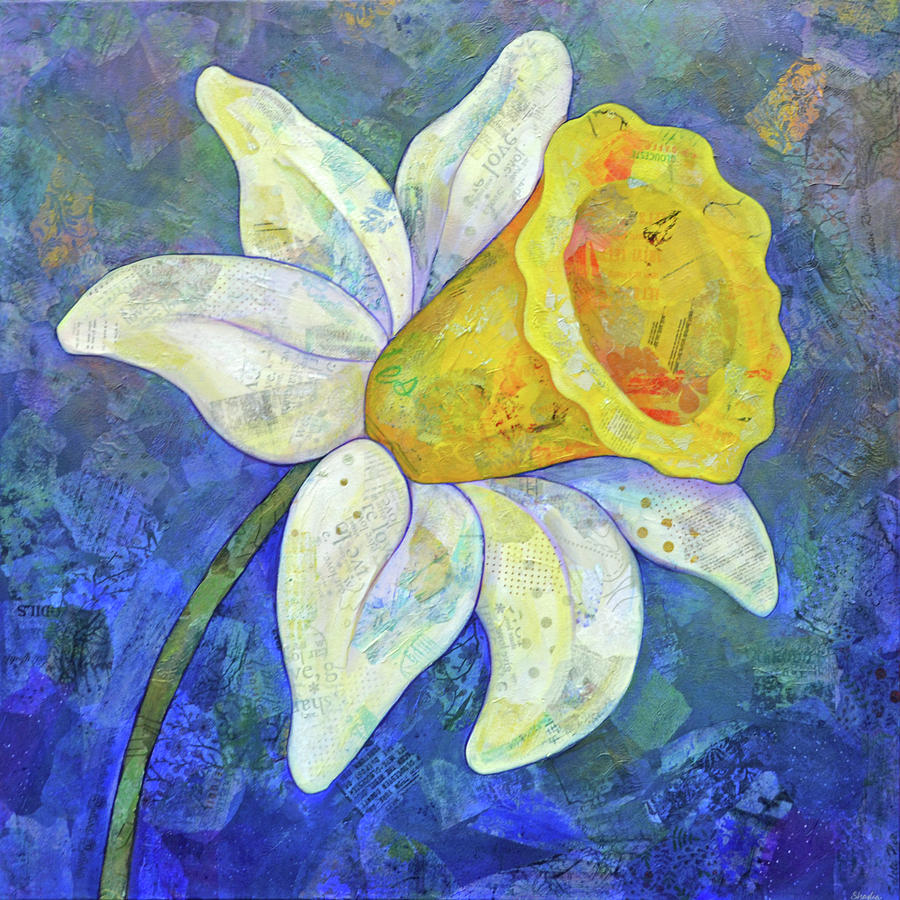Daffodil Painting - Daffodil Festival I by Shadia Derbyshire