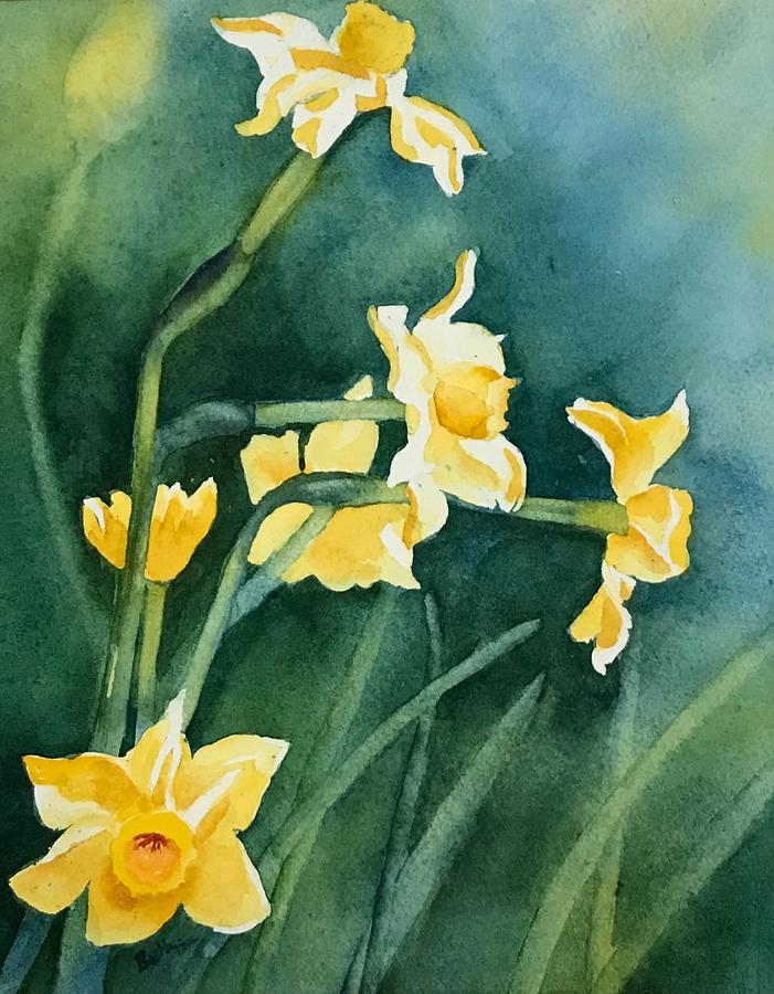 Daffodils Painting by Beth Fontenot