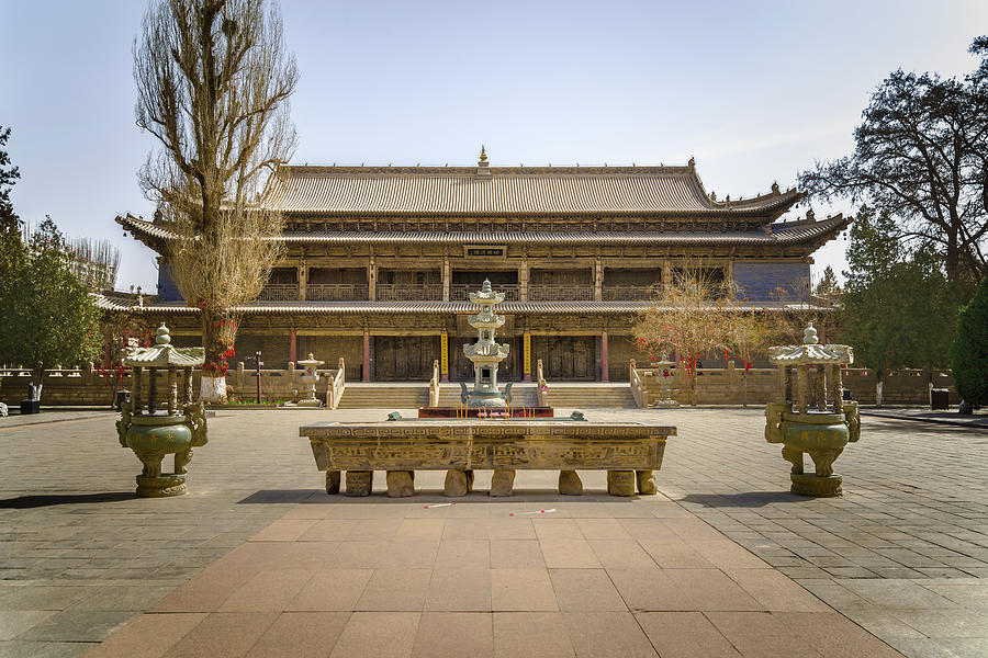 Dafo Great Buddha Temple Zhangye Gansu China Photograph by Adam Rainoff