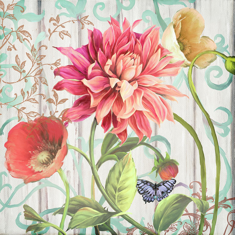 Butterfly Mixed Media - Dahlia Refresh by Art Licensing Studio