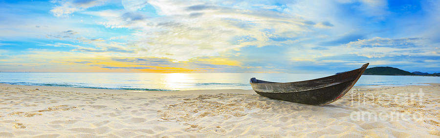 Dai Lanh beach panorama Photograph by MotHaiBaPhoto Prints