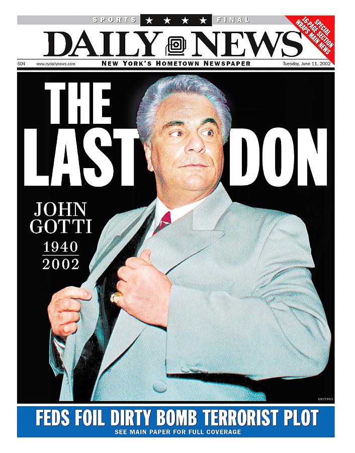 Daily News Front Page June 11 2002 Photograph By New York Daily News