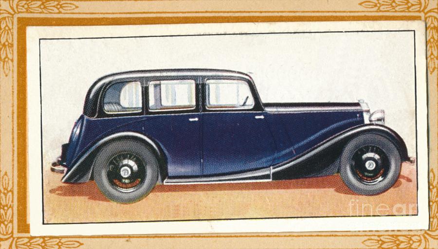 Daimler 15 Saloon, C1936 Drawing by Print Collector