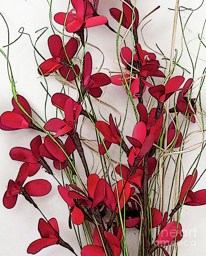 Dainty Red Floral Bouquet Photograph by Kirt Tisdale