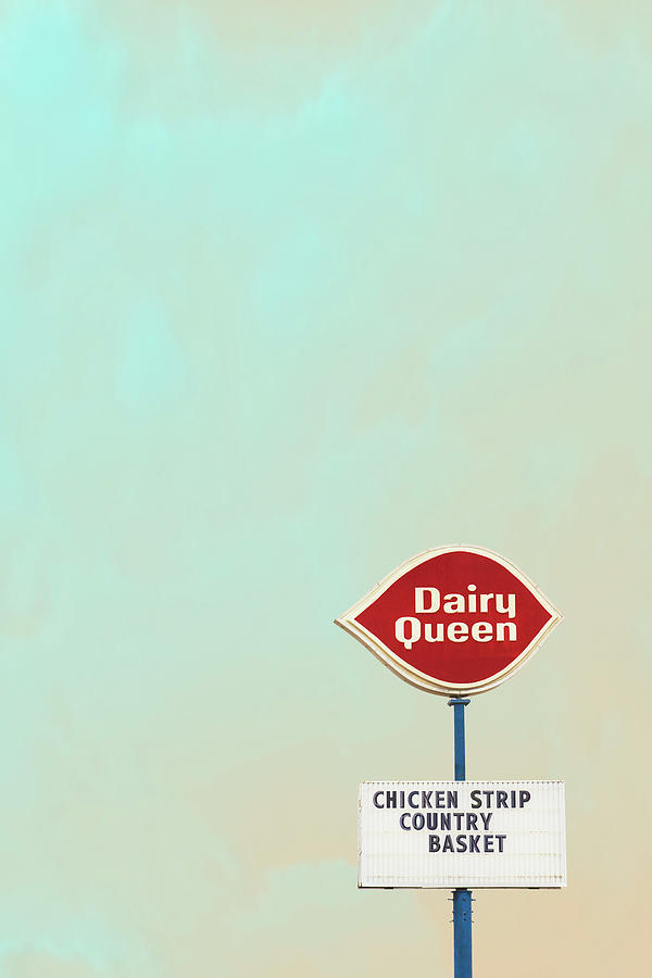 dairy queen texas stop sign texas art print digital art by sort of cool pixels